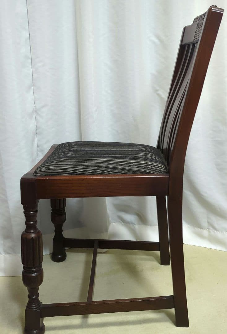1930年代　英国アンティーク　オークチェア　◆状態良好・美品
