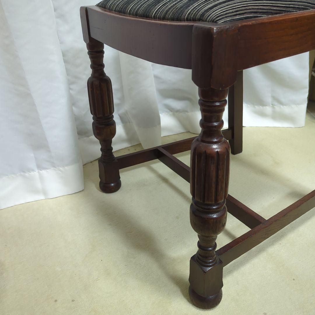 1930年代　英国アンティーク　オークチェア　◆状態良好・美品