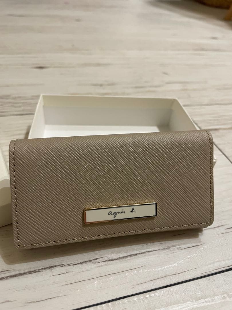 agnès b. グレー キーケース