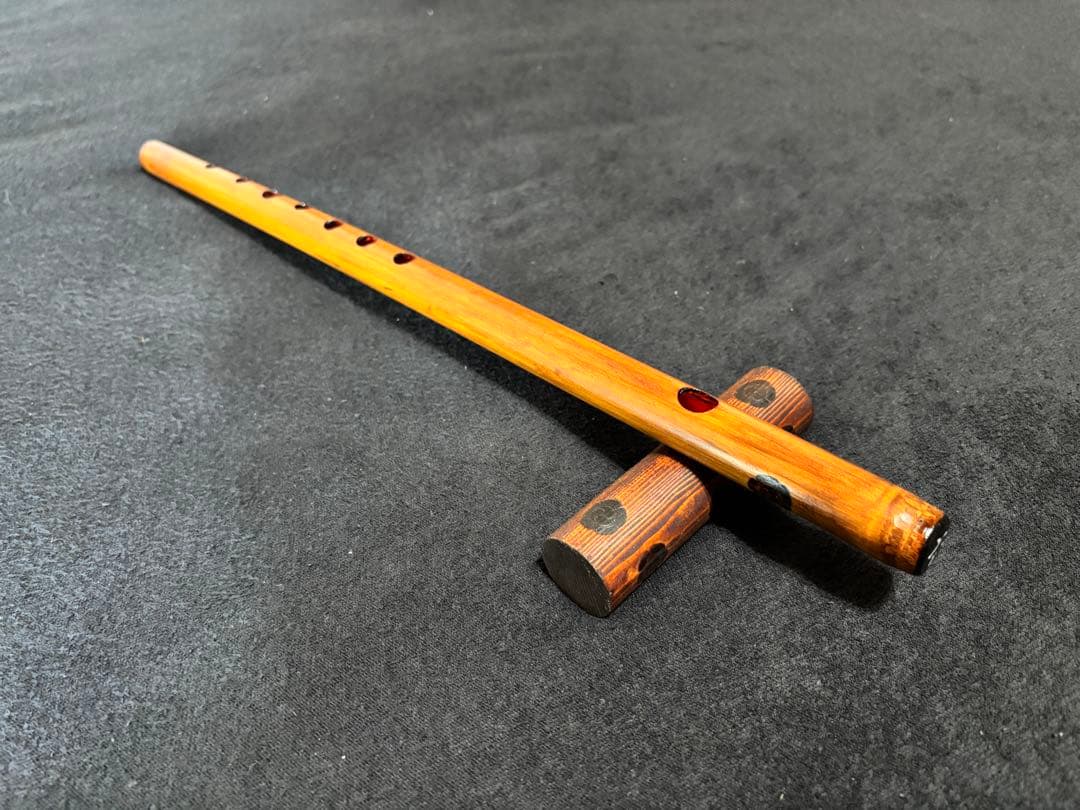 竹製 7穴 篠笛 六本調子　ドレミ調　右利き用