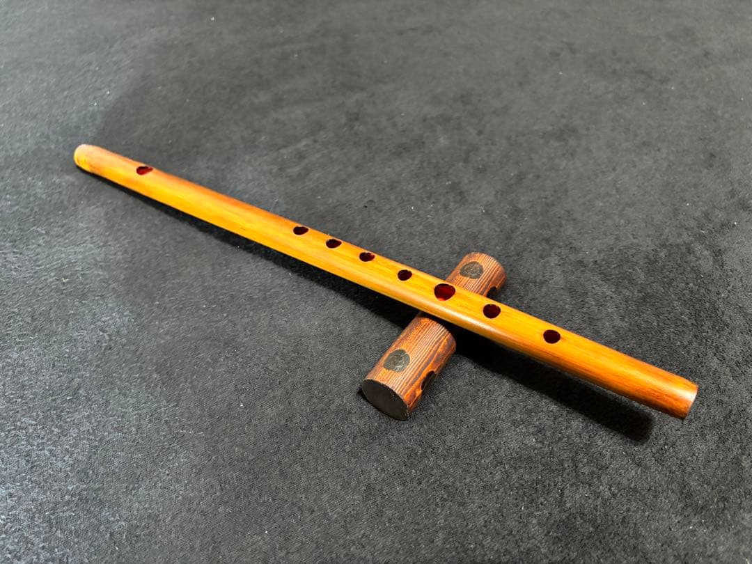 竹製 7穴 篠笛 六本調子　ドレミ調　右利き用