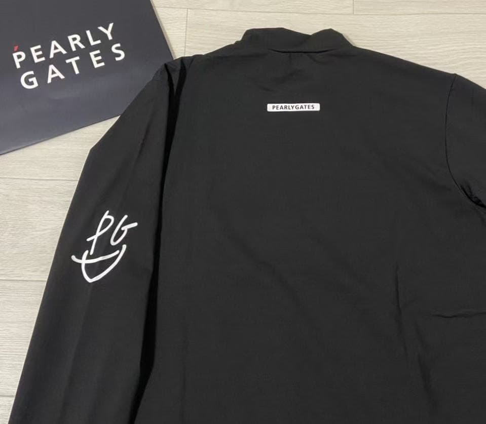 新品 新商品 日本正規品 パーリーゲイツ 吸水速乾 遮熱 裏起毛 黒 5 L