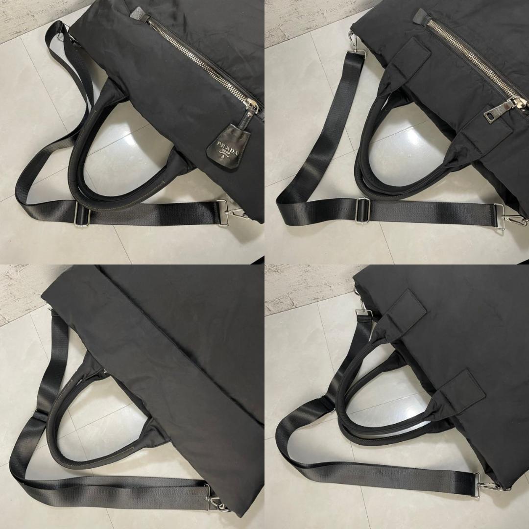 PRADA ショルダーバッグ プラダ 2way BR4490 リバーシブル 黒