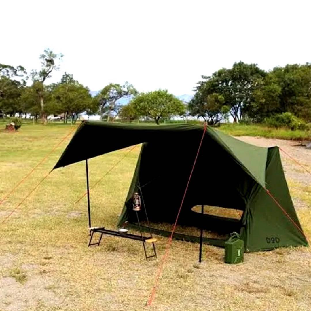 dod パップフーテント2 カーキ色 軍幕 キャンプ テント