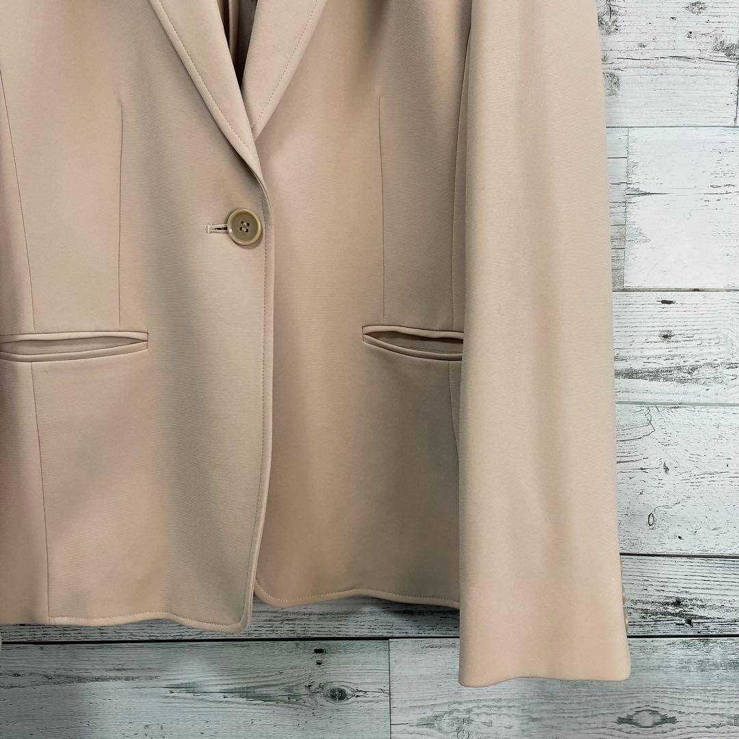 ☆大きいサイズ・13号☆ニューヨーカー　シングルテーラードジャケット　ベージュ
