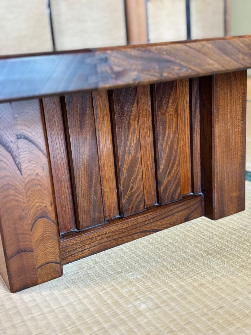 囲炉裏仕様　天然木　無垢材　座卓　古民家　古民具