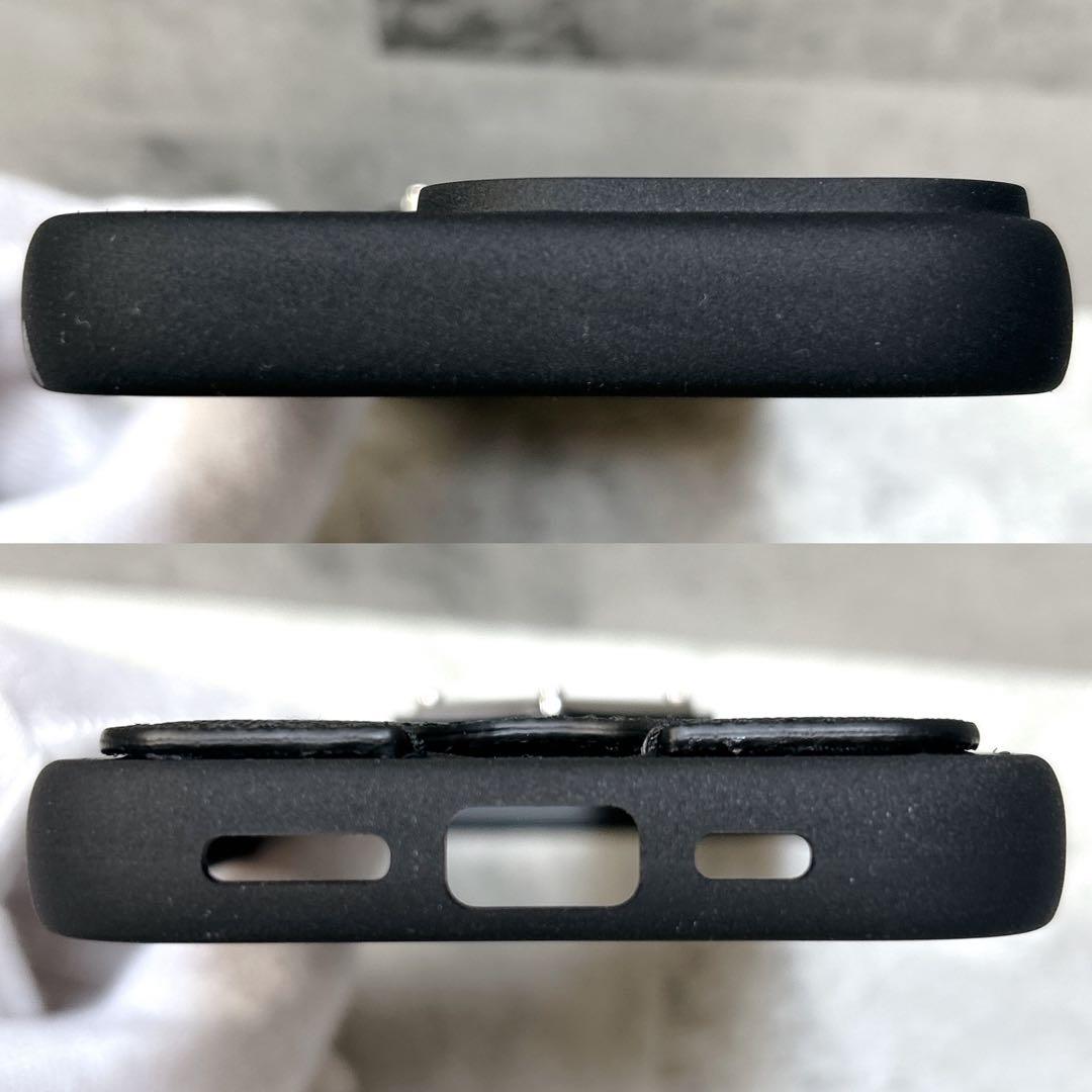 【美品】現行品 プラダ iPhone16pro スマホケース 三角ロゴ ブラック