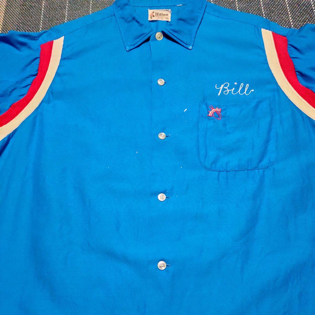 名品 貴重 Hilton ヒルトン vintage 60s ボーリングシャツ