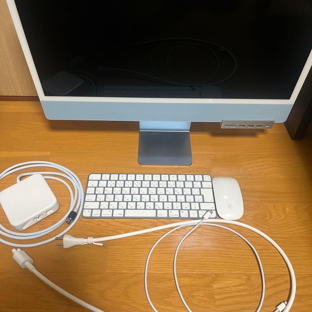 Apple iMac 24インチ　M1 16GB512GB ブルー