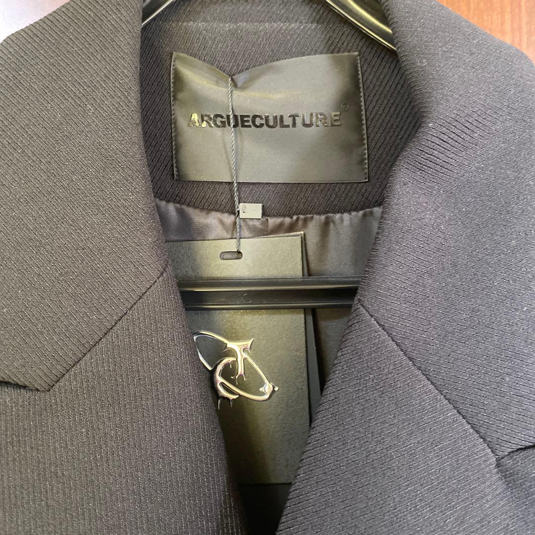 オーバーサイズ ブラック テーラードジャケット セットアップ