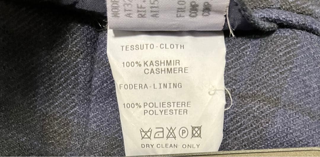 ラルディーニ　ジャケット　カシミア　ネイビー