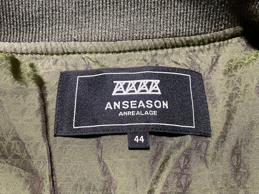 美品 希少 アンリアレイジ PANEL PATCHWORK MA-1 ジャケット