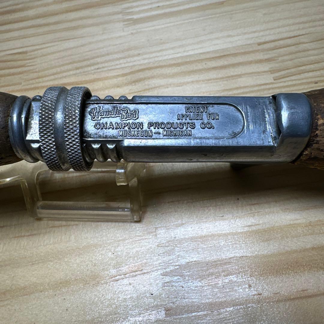 ハンドルロッド　champion handle rod テレスコ　スチールロッド