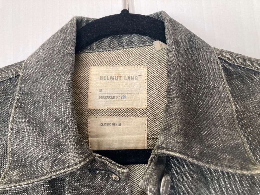 HELMUT LANG 本人期　ブラック デニムジャケット M