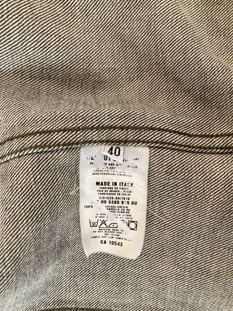 HELMUT LANG 本人期　ブラック デニムジャケット M