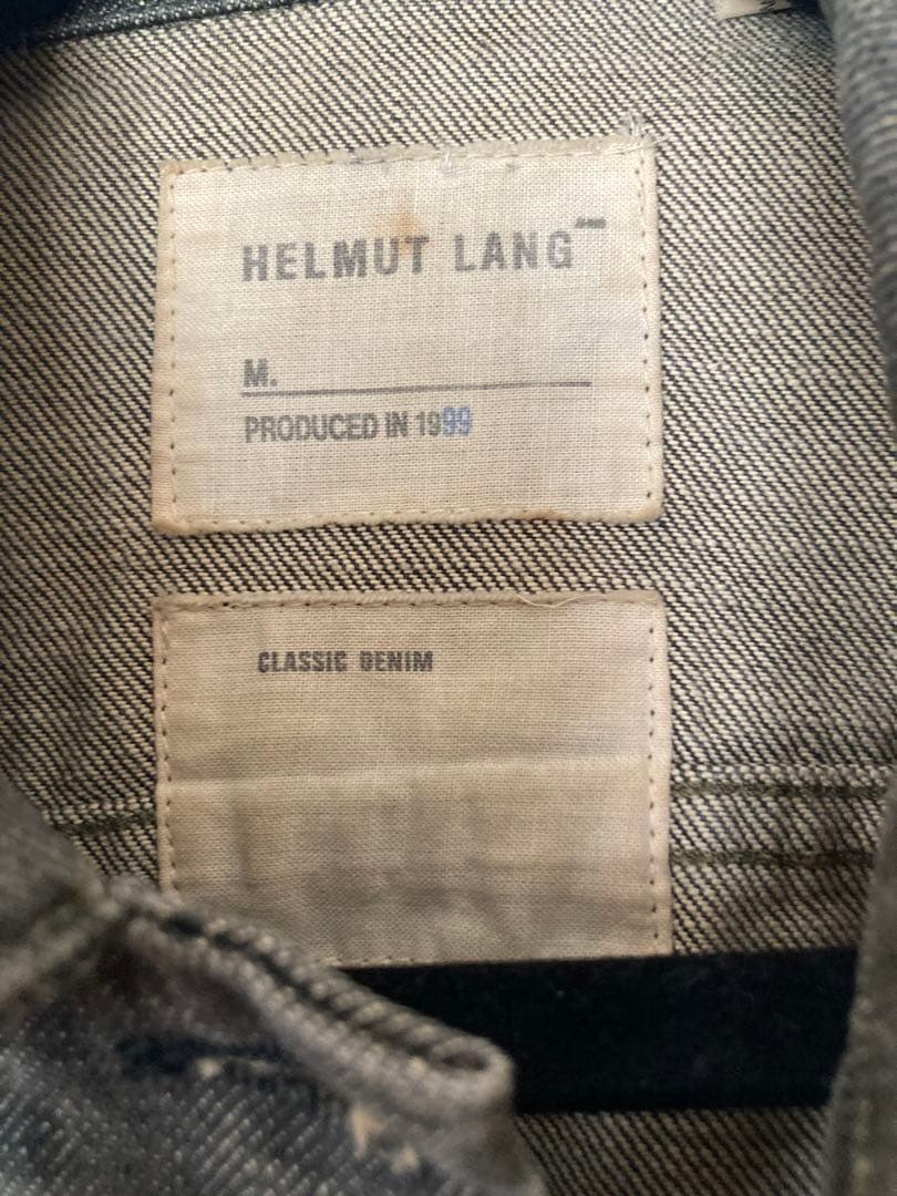 HELMUT LANG 本人期　ブラック デニムジャケット M