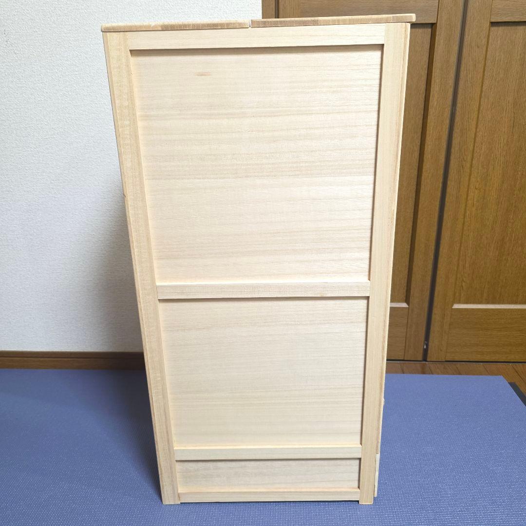 366【ほぼ未使用】竹本木箱店 米蔵 米びつ 桐製 ライスストッカー 30kg