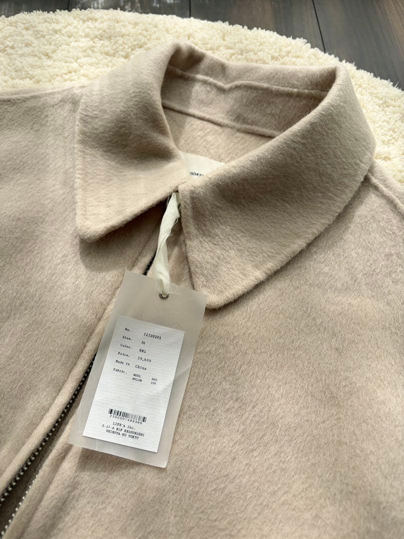 TODAYFUL ウールジップブルゾン Wool Zip Blouson 36