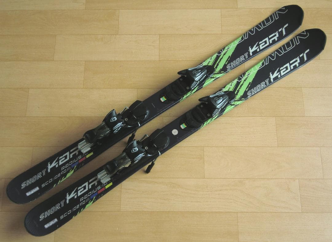 ■1月限定■送料無料■サロモン■SHORT KART■ミッドスキー■125cm■
