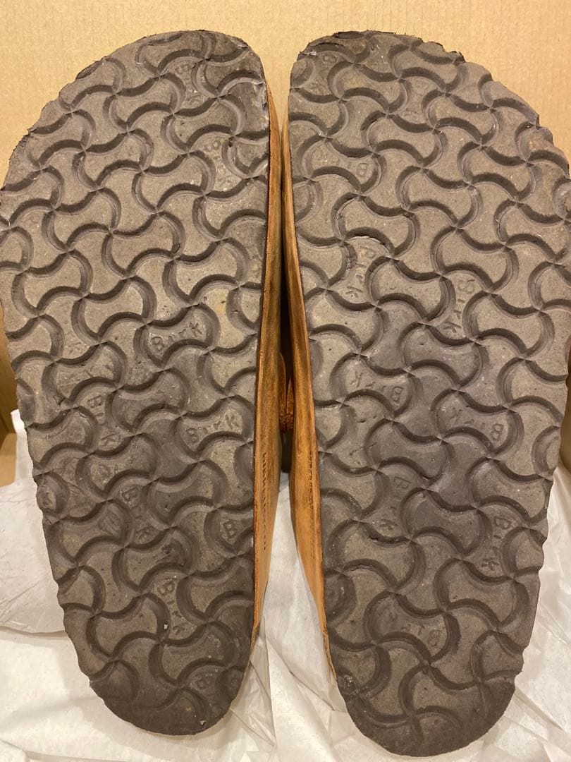 【BIRKENSTOCK】Boston・スエードレザー・ミンク　26センチ