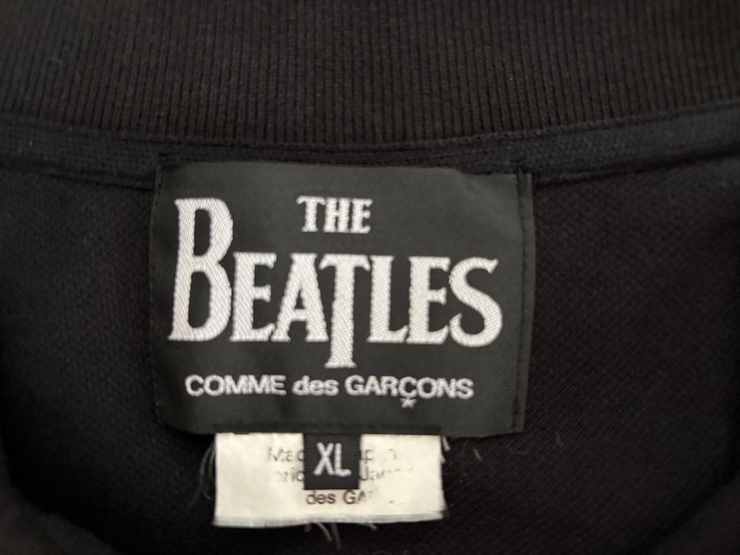 COMME des GARCONS&THE BEATLESりんご刺繍ポロシャツ