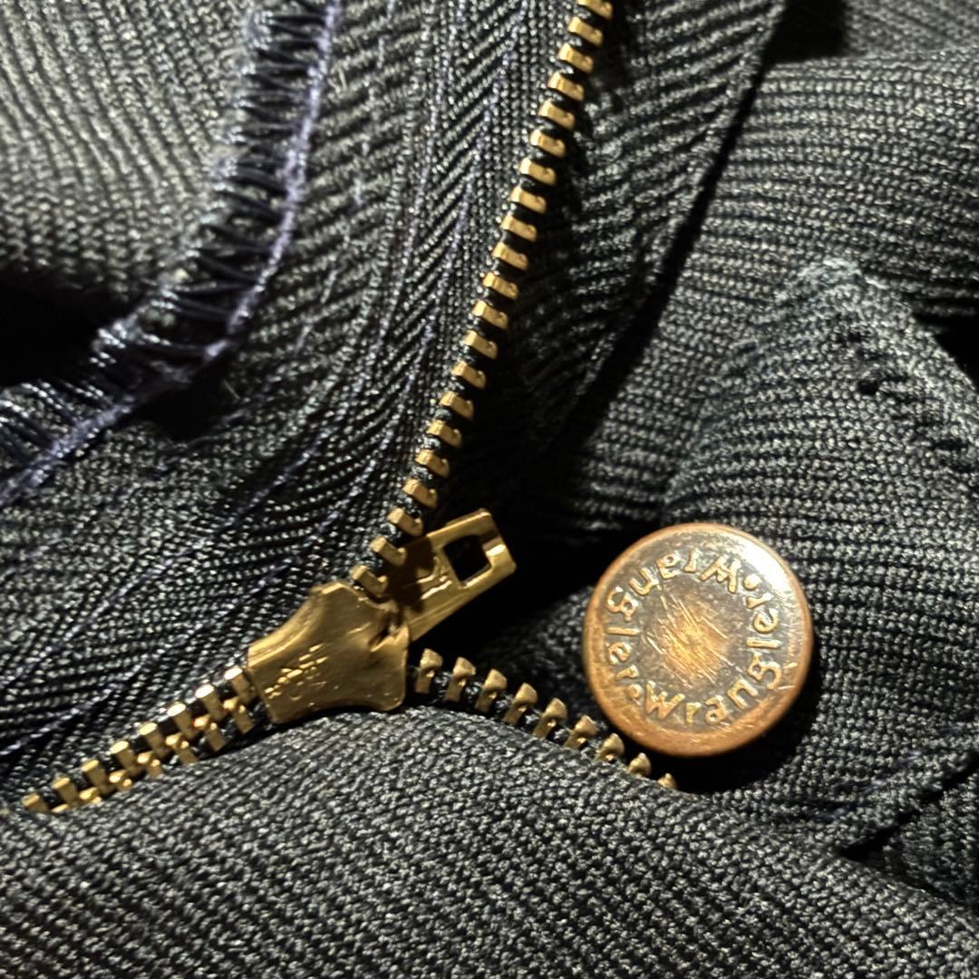 80s - Wrangler ラングラー　ランチャードレスパンツ　黒　USA製