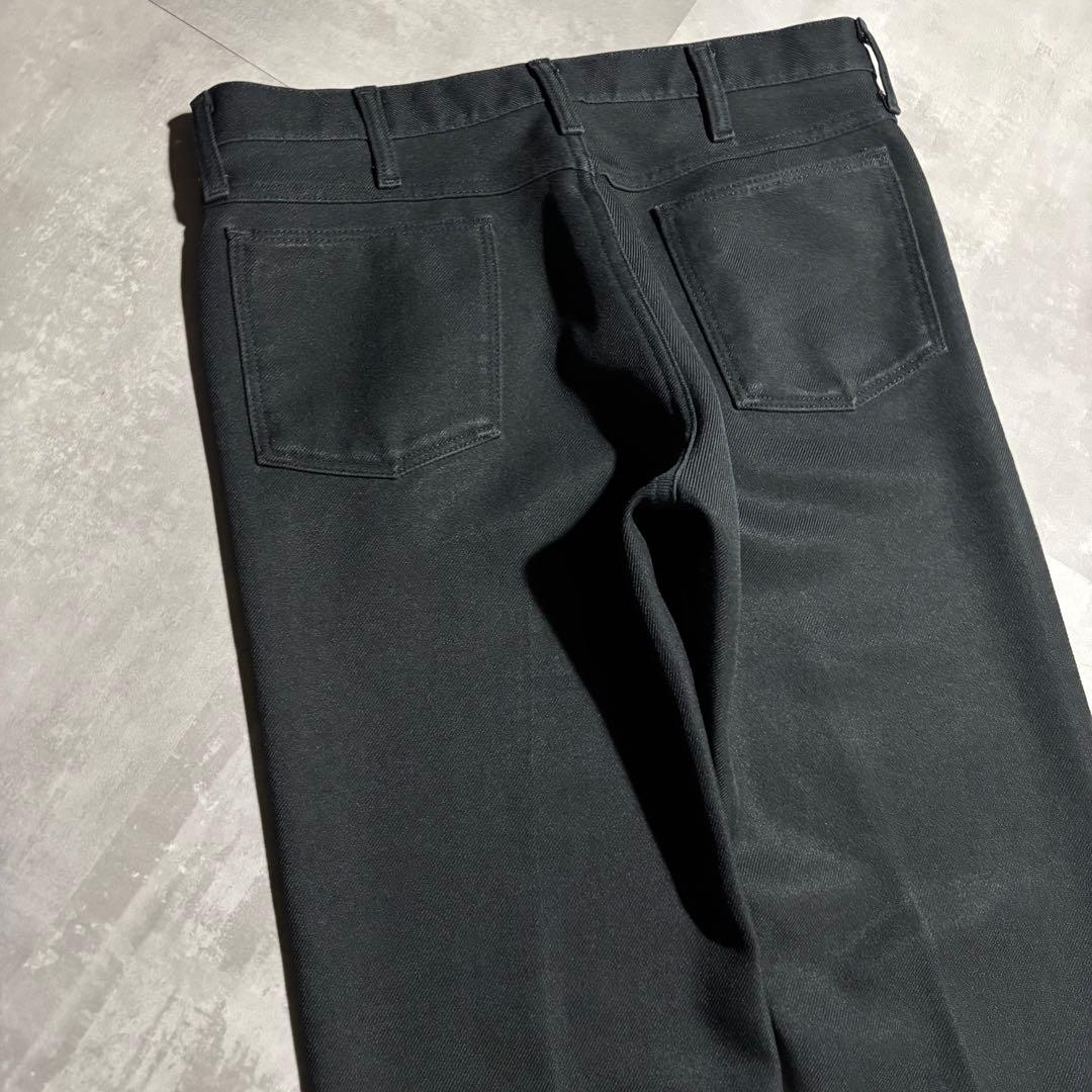 80s - Wrangler ラングラー　ランチャードレスパンツ　黒　USA製