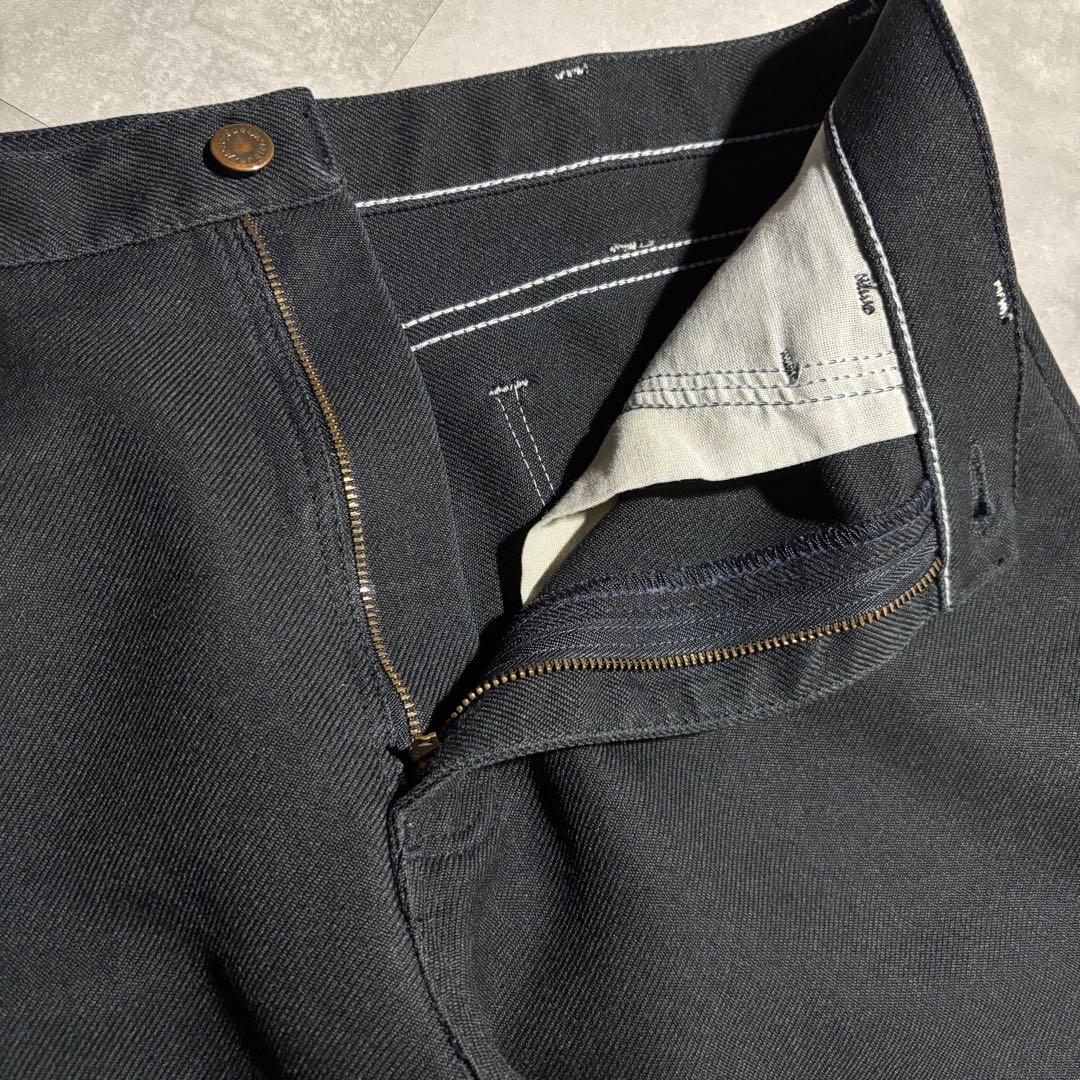 80s - Wrangler ラングラー　ランチャードレスパンツ　黒　USA製