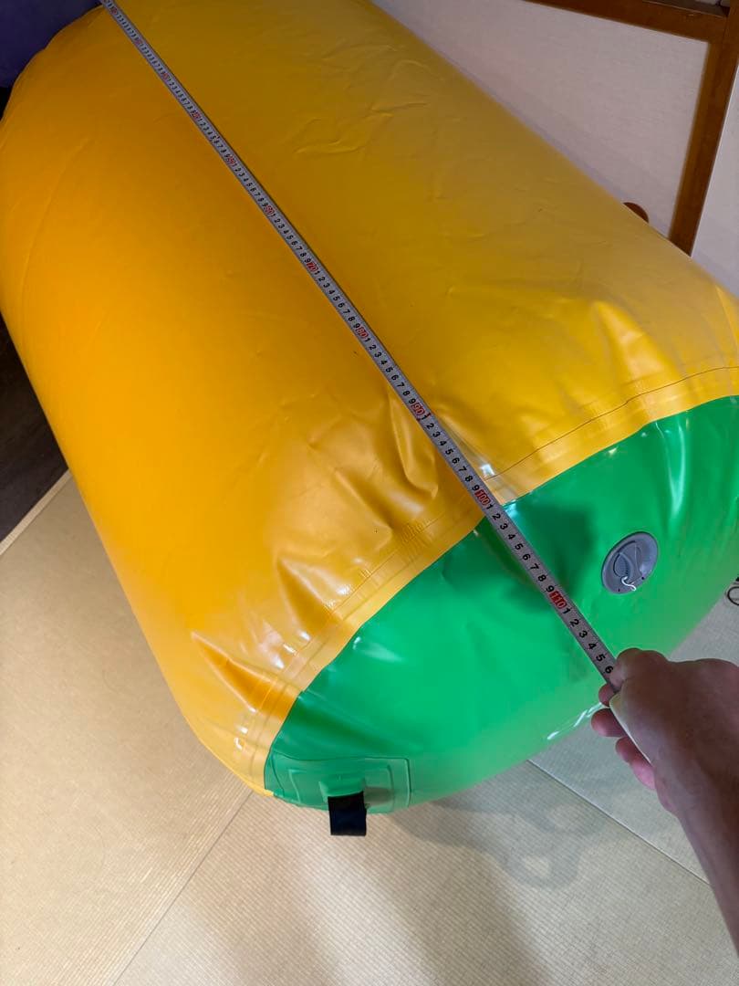 【電動エアポンプ付き】バク転補助器具 エアーロール Lサイズ 直径90cm