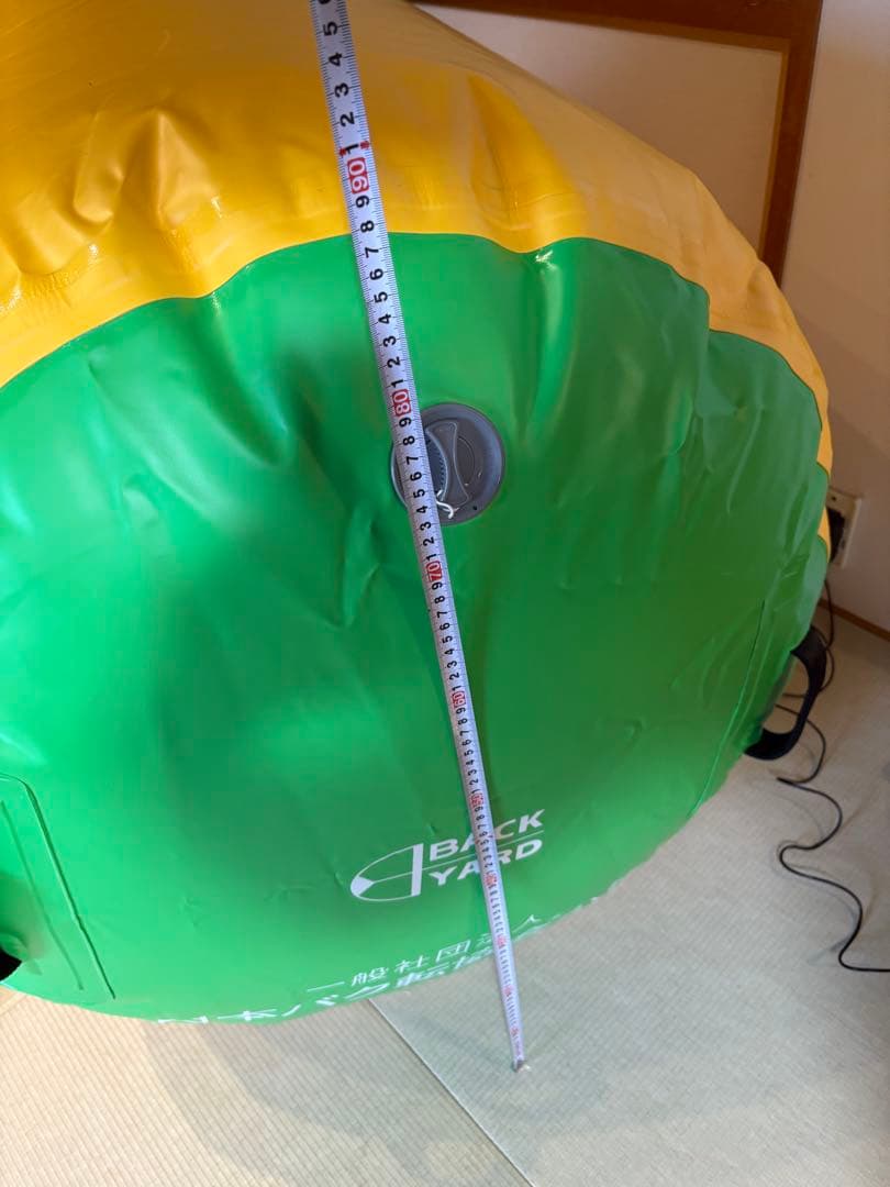 【電動エアポンプ付き】バク転補助器具 エアーロール Lサイズ 直径90cm