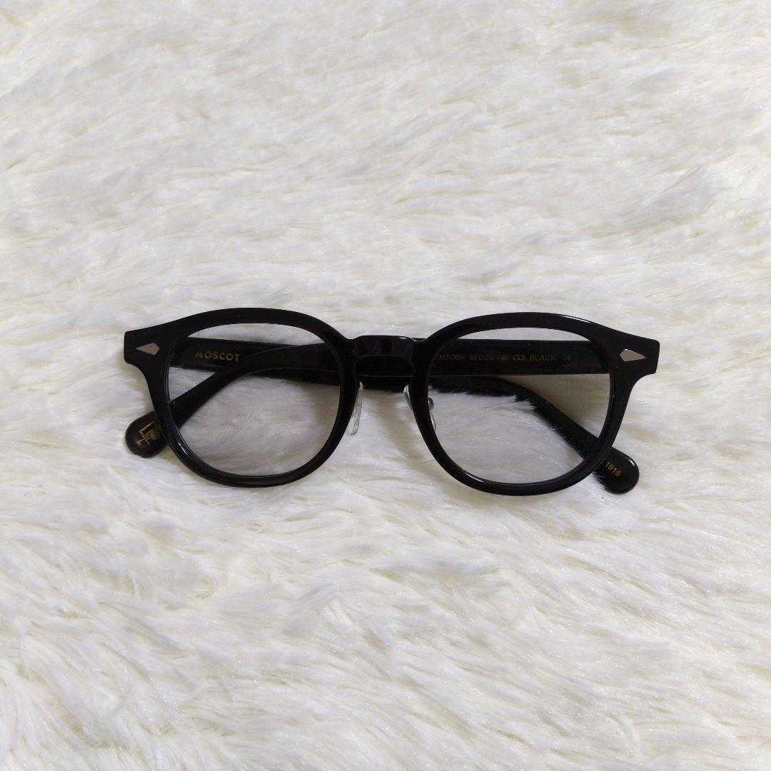 モスコット　レムトッシュ　ブラック　黒　49　鼻パッド　メガネ　サングラス