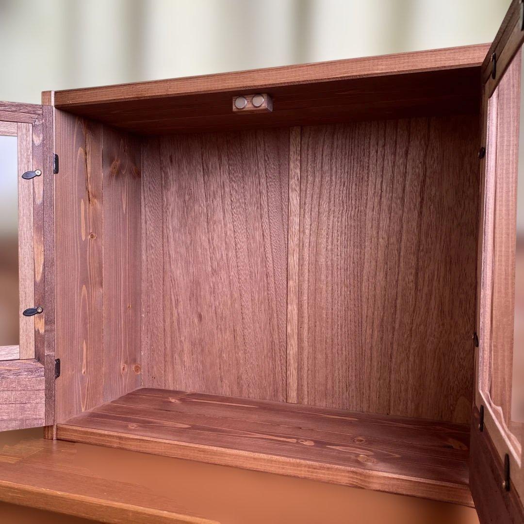 シナモンシュガー　人形用木製収納ケース　ハンドメイドブライスアイシードール