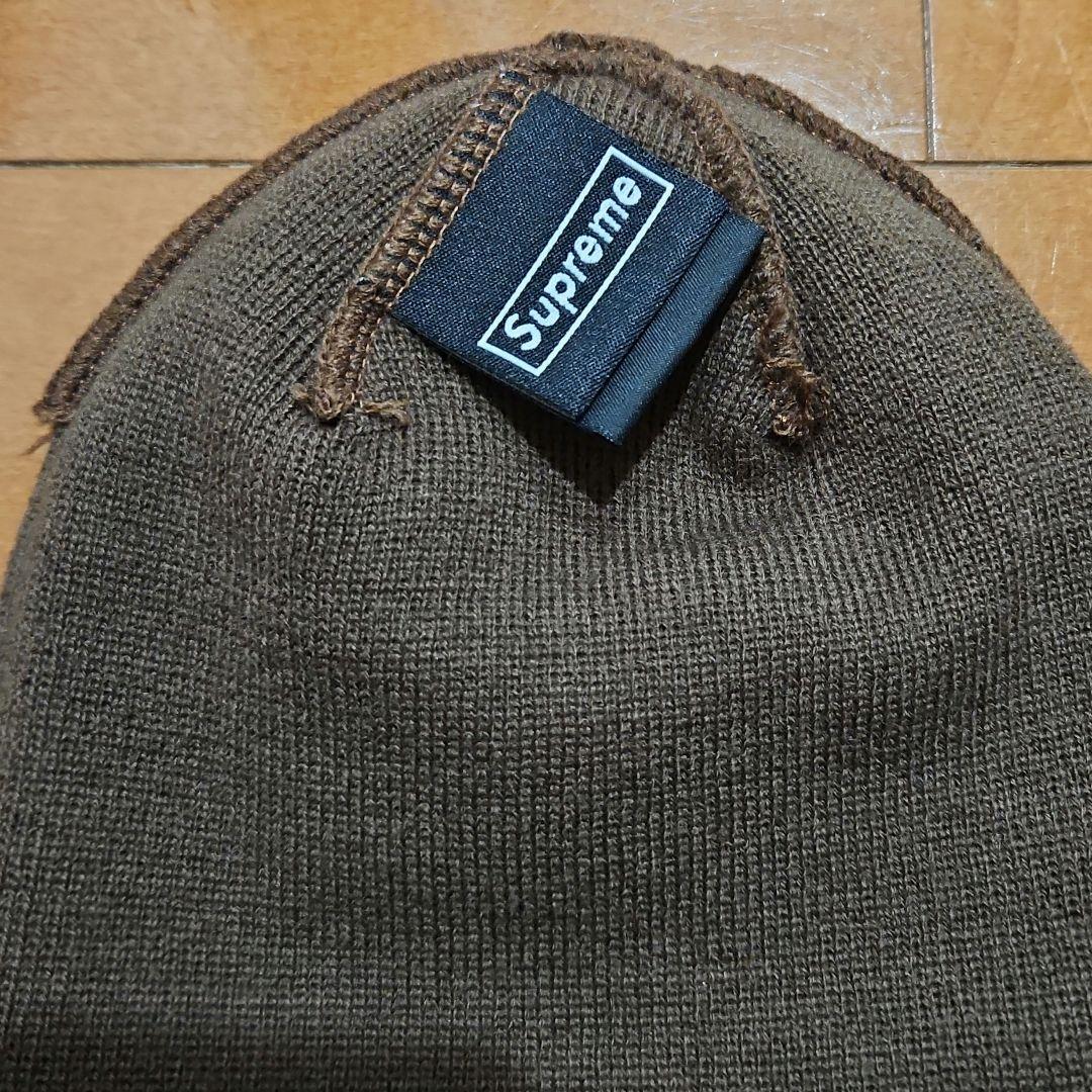Supreme New Era S Logo Beanie Brown ビーニー