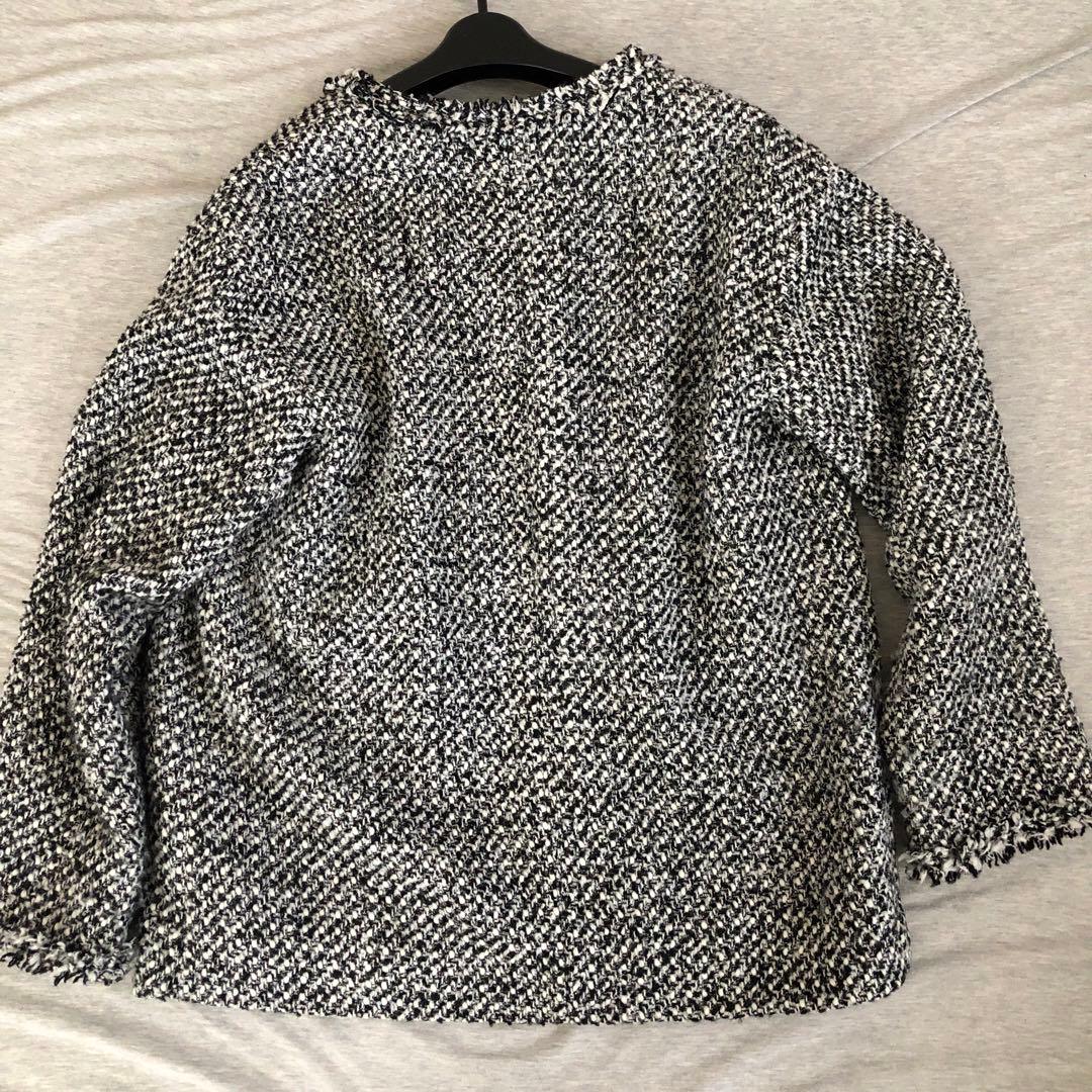 リヴドロワ ツイードフリンジジャケット