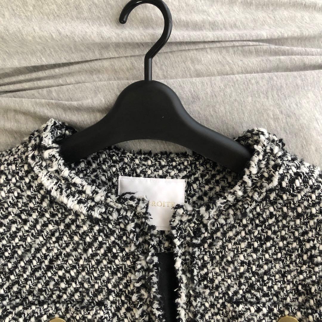 リヴドロワ ツイードフリンジジャケット