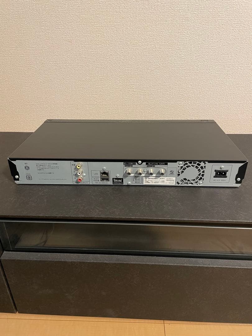 SHARP AQUOS Blu-ray&HDDレコーダー ドラ丸 まと丸機能搭載