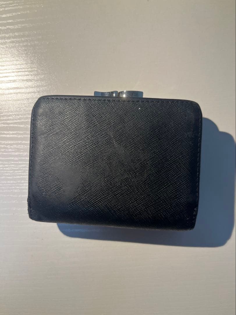 Vivienne Westwood ブラック 三つ折り財布