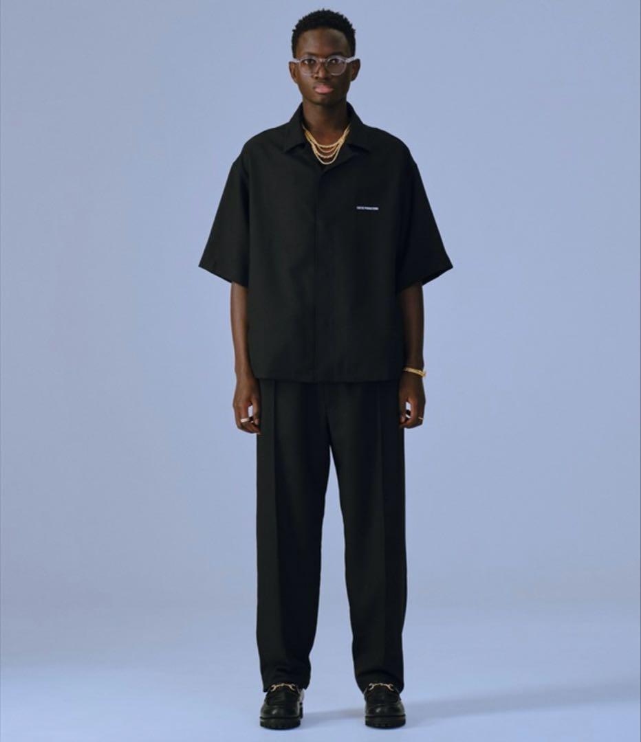 パンツ Polyester Twill Pin Tuck Easy Pants