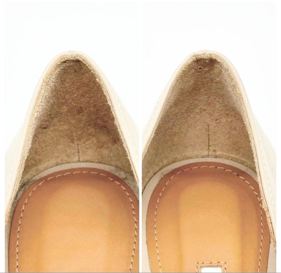 【極美品】PIPPICHIC LINDA スクエアトゥ パンプス 23cm