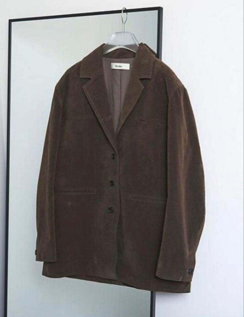 anuke Eco Suede Jacket 38 エコスウェードジャケット