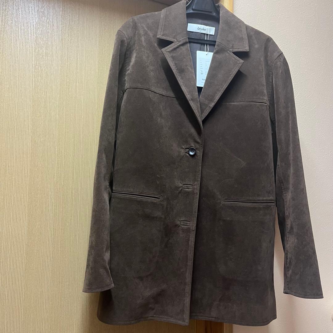 anuke Eco Suede Jacket 38 エコスウェードジャケット