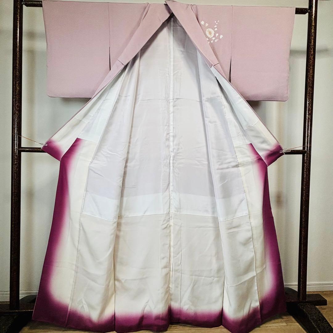 超美品　訪問着　正絹　袷　着物　現代　辻が花　着丈166裄63 トールサイズ