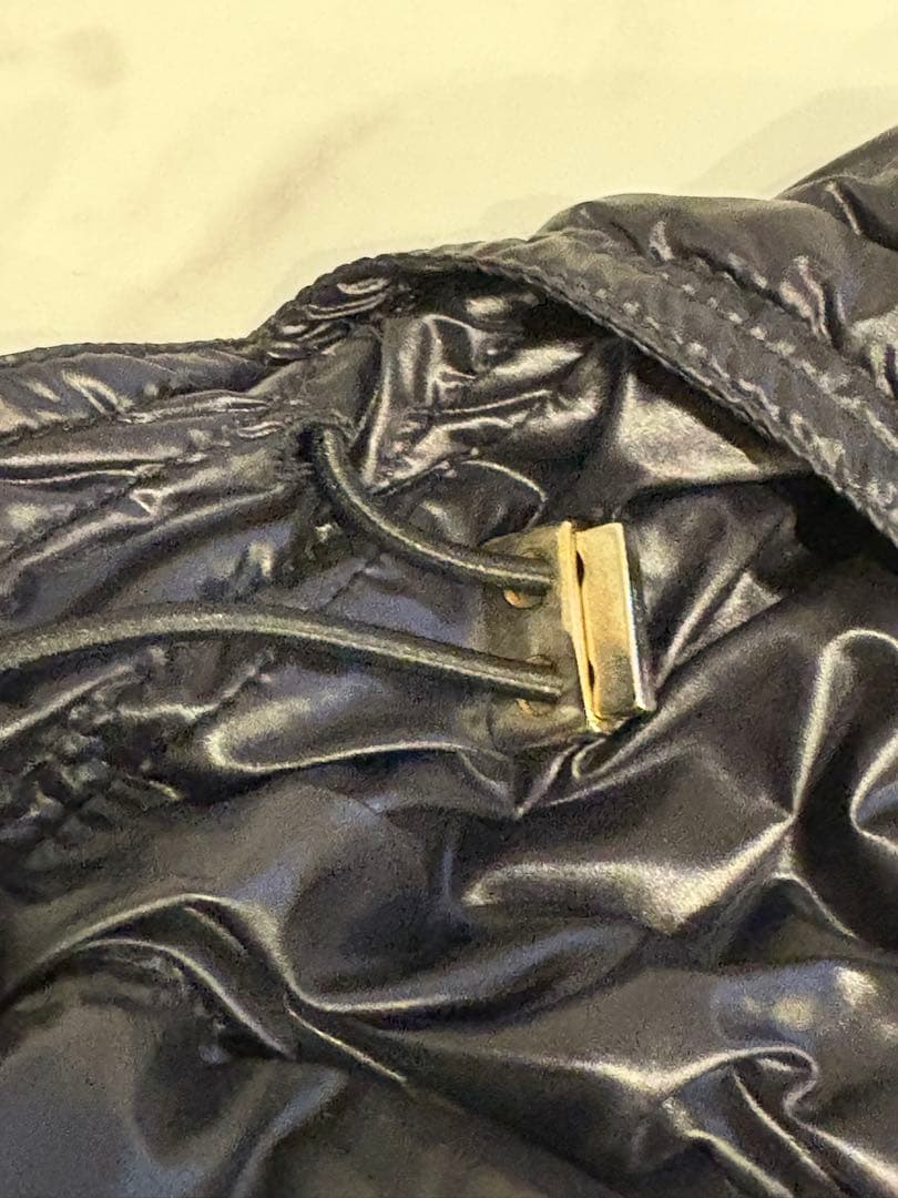 Hernoヘルノ ダウンベスト フード付黒 サイズ40