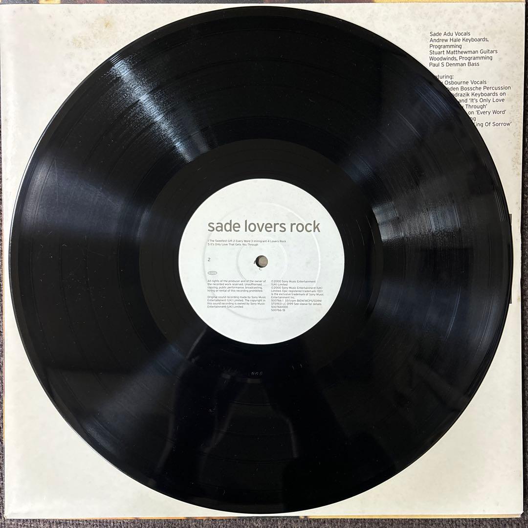 ⭐︎激レア盤⭐︎ Sade / Lovers Rock（美品）送料無料