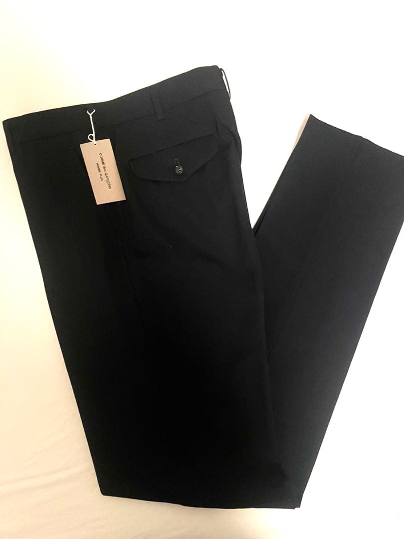 新品！コムデギャルソンオムプリュスPLUS 定番ウールギャバジンスーツネイビーM