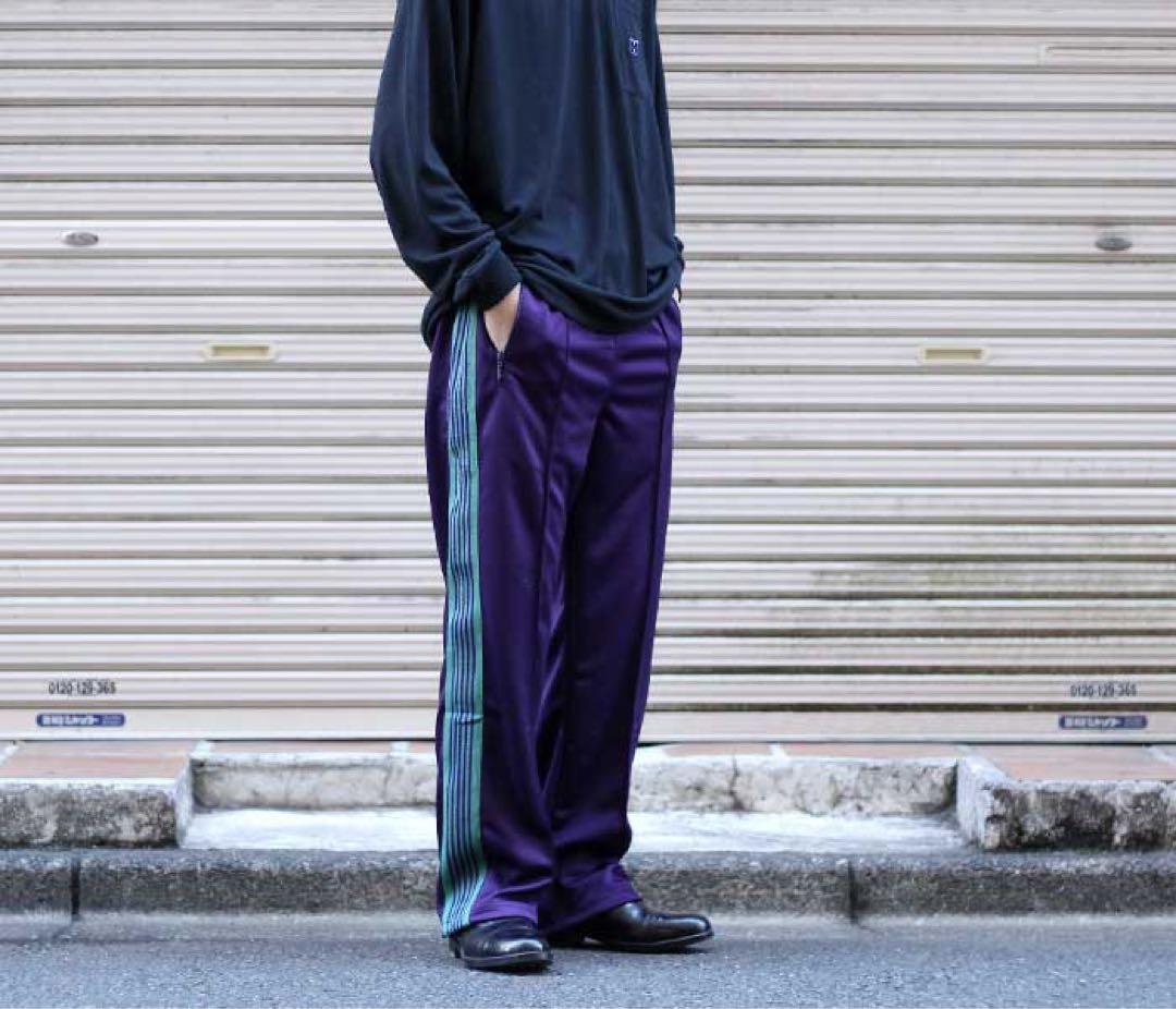 Needles トラックパンツ L エッグプラント