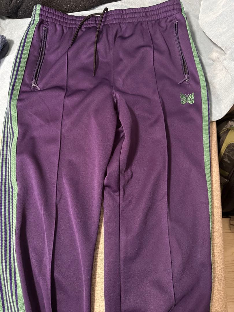 Needles トラックパンツ L エッグプラント