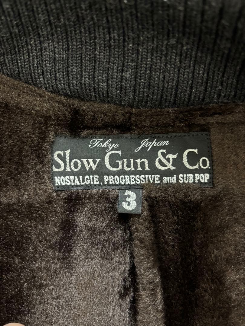 最終値下げ　【スロウガン】SLOW&GUNレザースタジャン　サイズ3キムタク