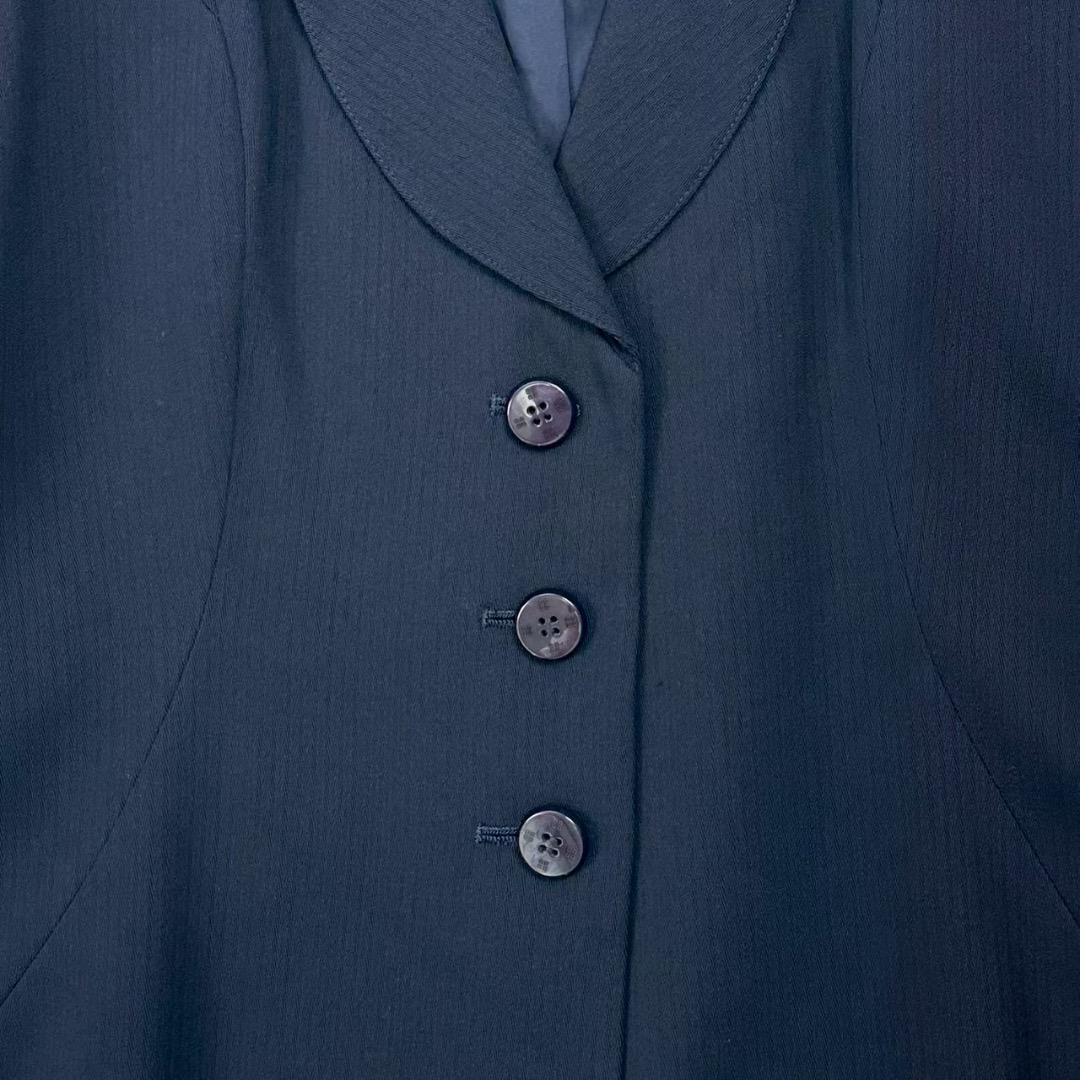 GIVENCHY ジバンシー 大きいサイズ XL スカートスーツ ネイビー 42