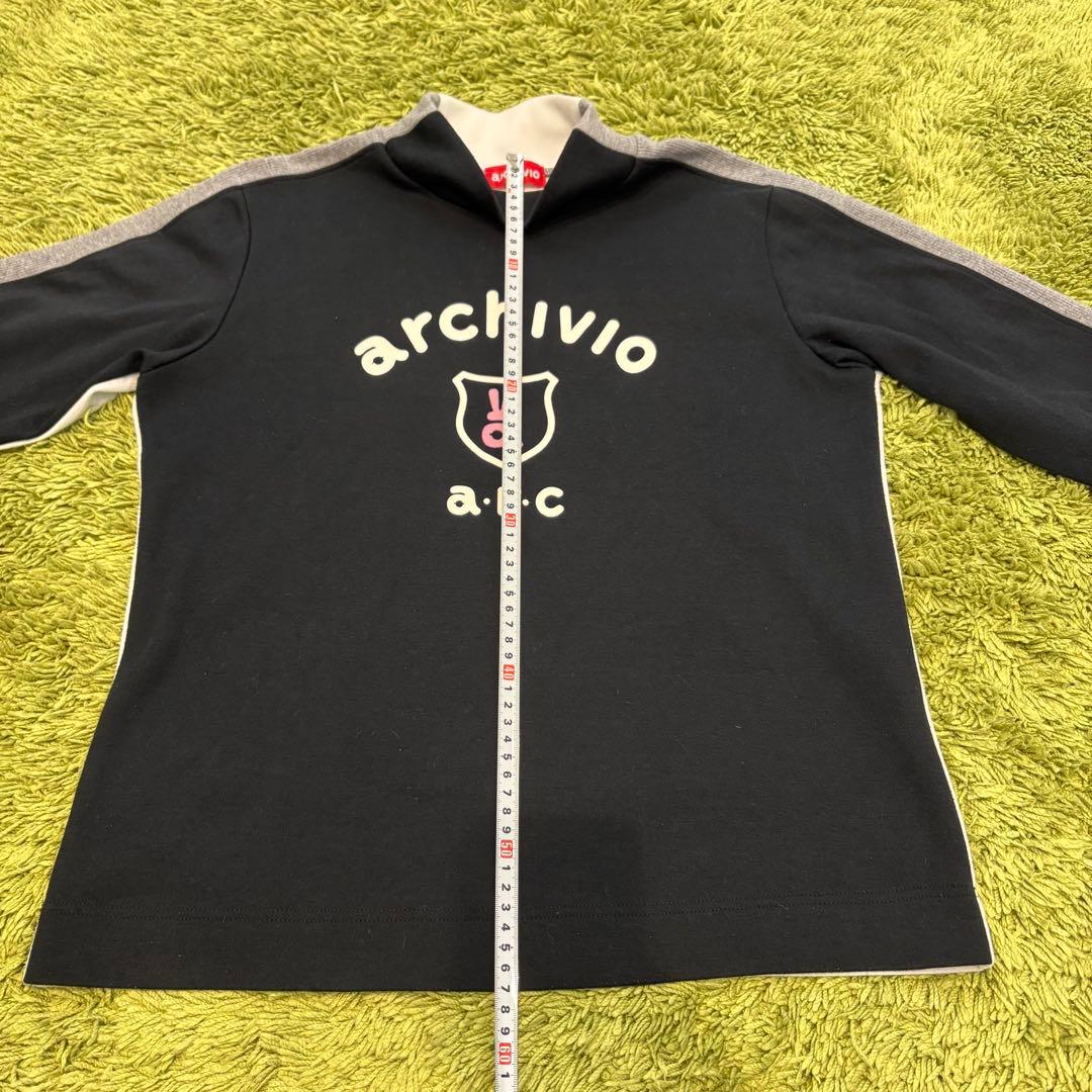 アルチビオ archivio 長袖モックネック トレーナー ブラック 40（L）